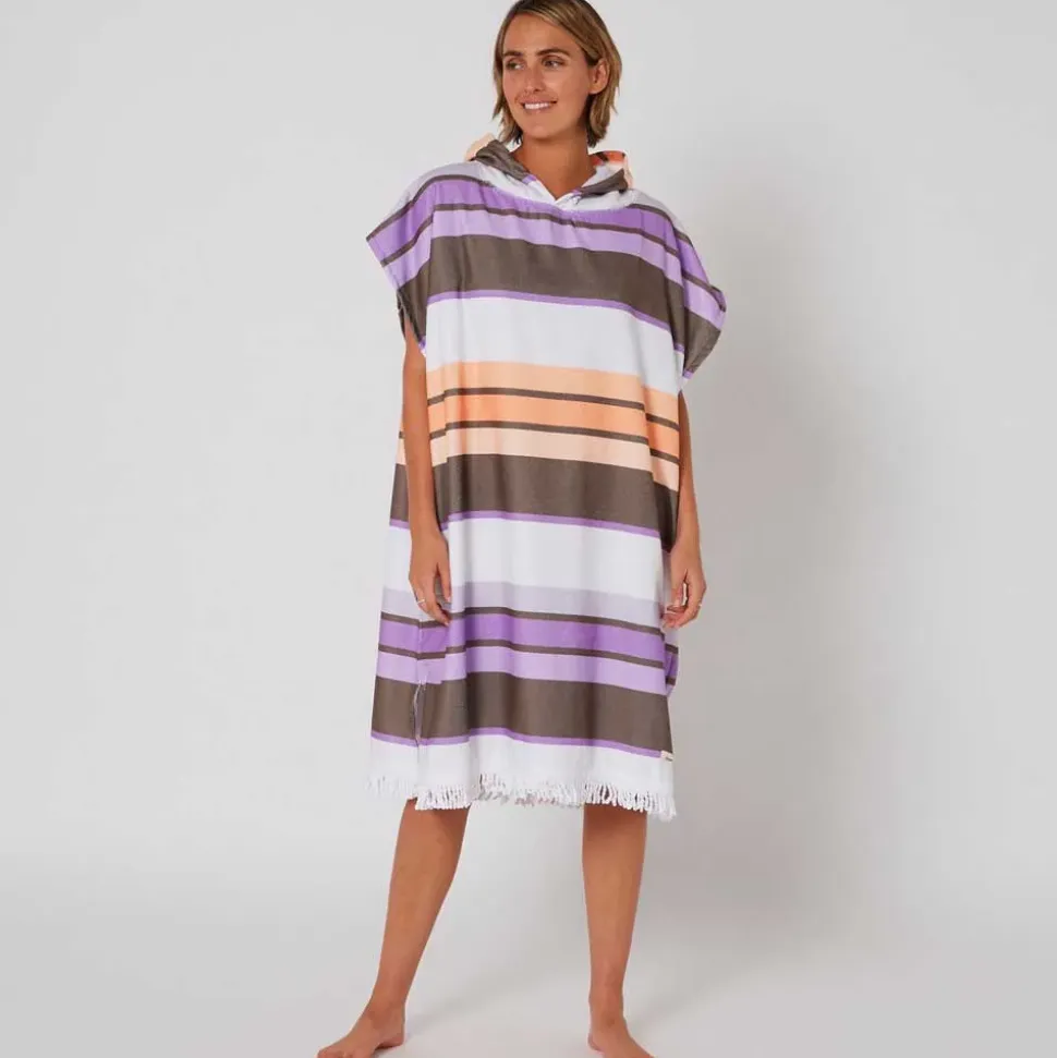 Ocean & Earth Poncho Sunkissed Hooded