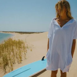 Ocean & Earth Poncho V Neck Hooded