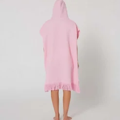 Ocean & Earth Poncho Waffle hooded