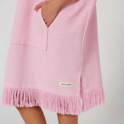 Ocean & Earth Poncho Waffle hooded