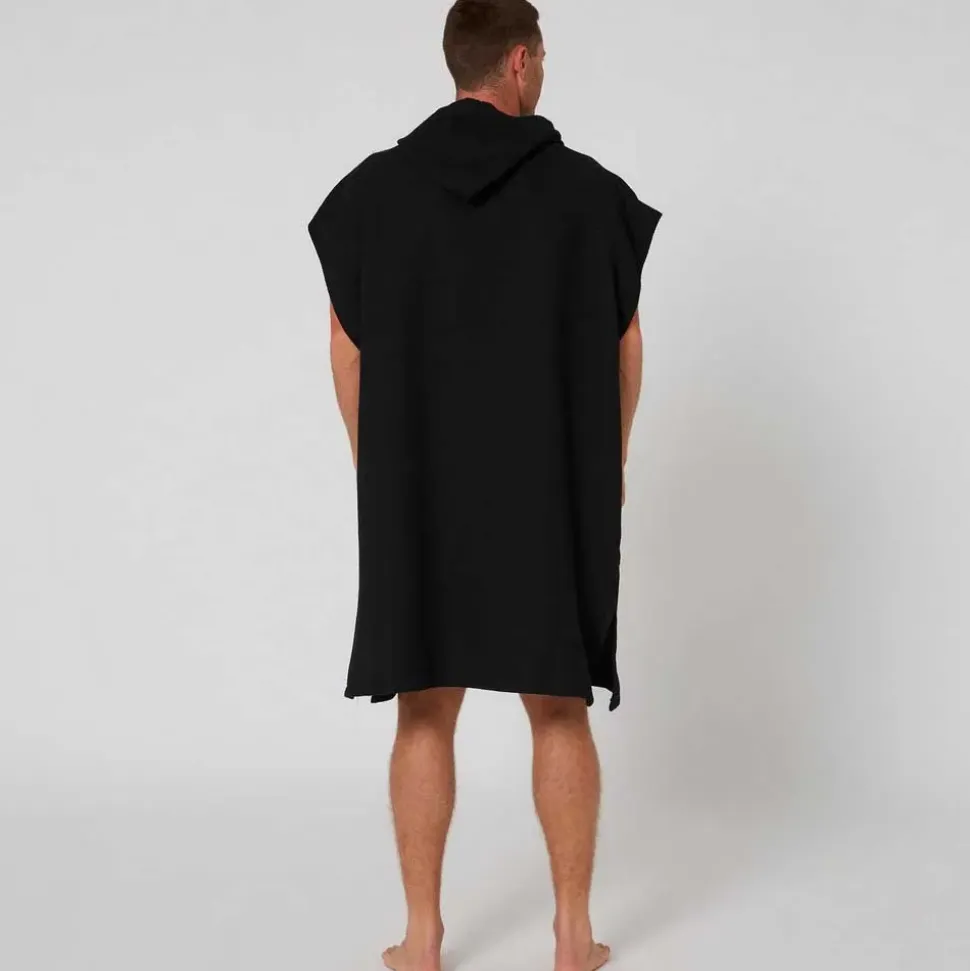 Ocean & Earth Poncho Waffle hooded
