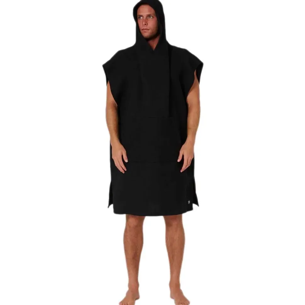 Ocean & Earth Poncho Waffle hooded