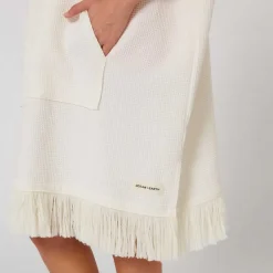 Ocean & Earth Poncho Waffle hooded