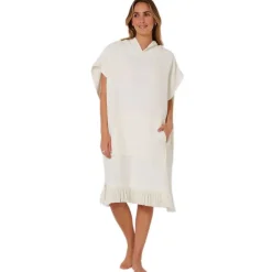 Ocean & Earth Poncho Waffle hooded