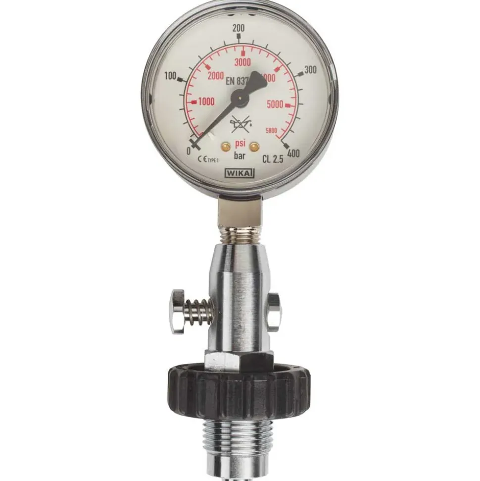 OMS Manómetro Cylinder Pressure Testing Gauge Din Up To 300 Bar/4300 Psi