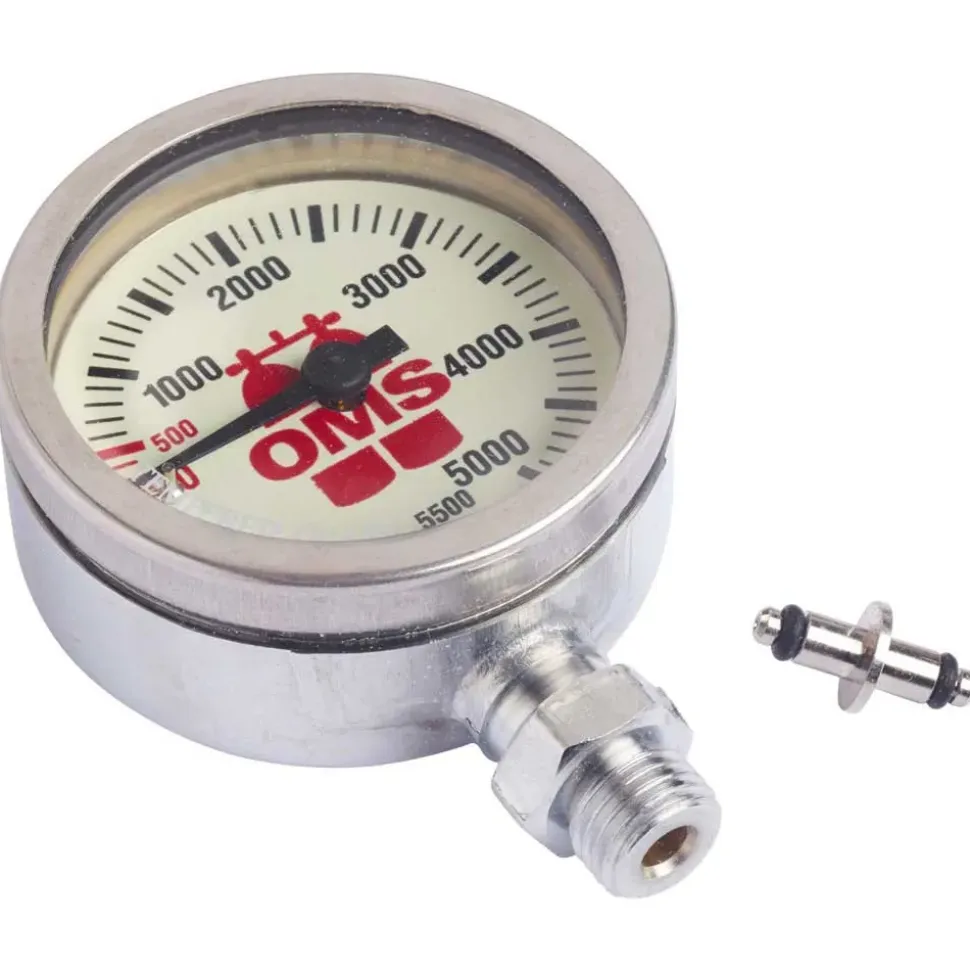 OMS Manómetro Spg Mineral Glass 5500 Psi 52 Mm