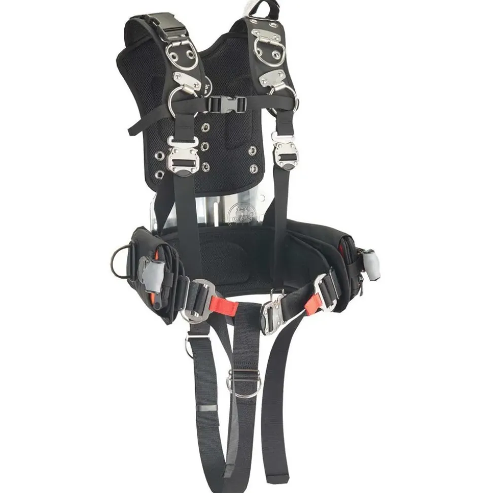OMS Sistema de arnés con placa trasera Public Safety Weight Pockets