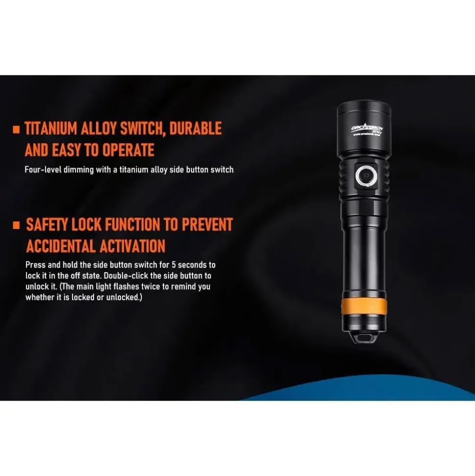 Orcatorch Linterna D710V MK2