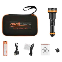 Orcatorch Linterna ZD710 Pack