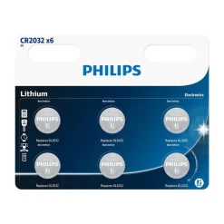 Philips Batería de litio Cr2032 Pack 3 3v