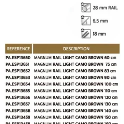 Picasso Fusil de pesca submarina de gomas Magnum Rail