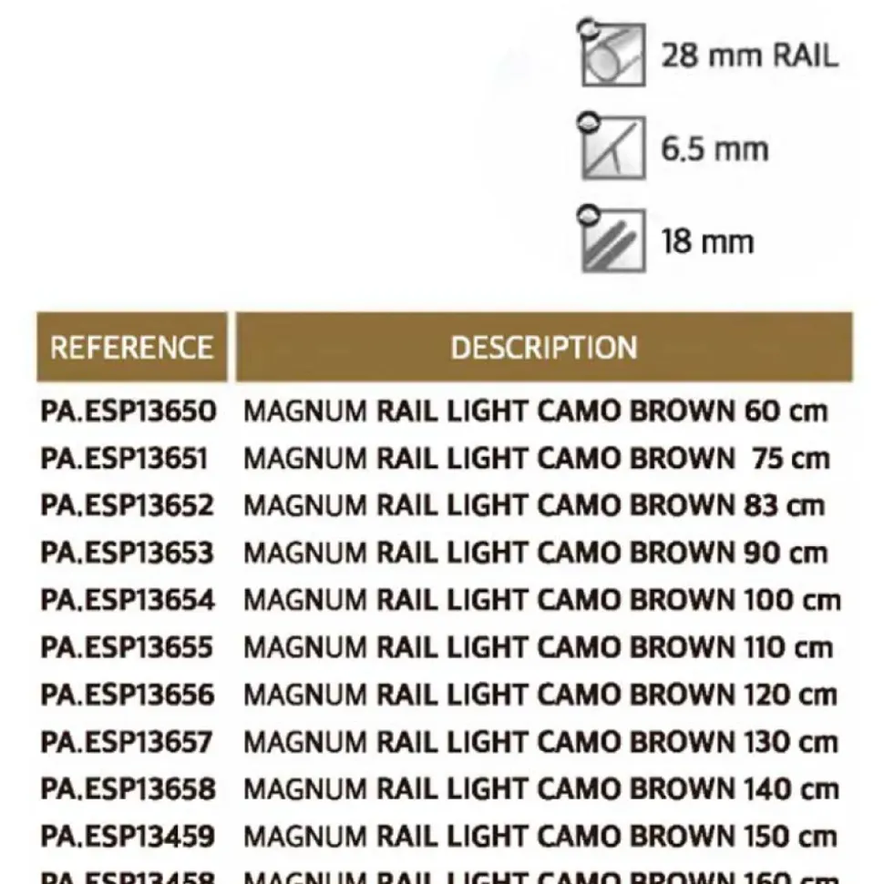 Picasso Fusil de pesca submarina de gomas Magnum Rail