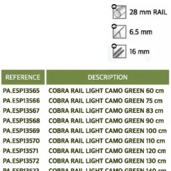 Picasso Fusil de pesca submarina de gomas Cobra Rail