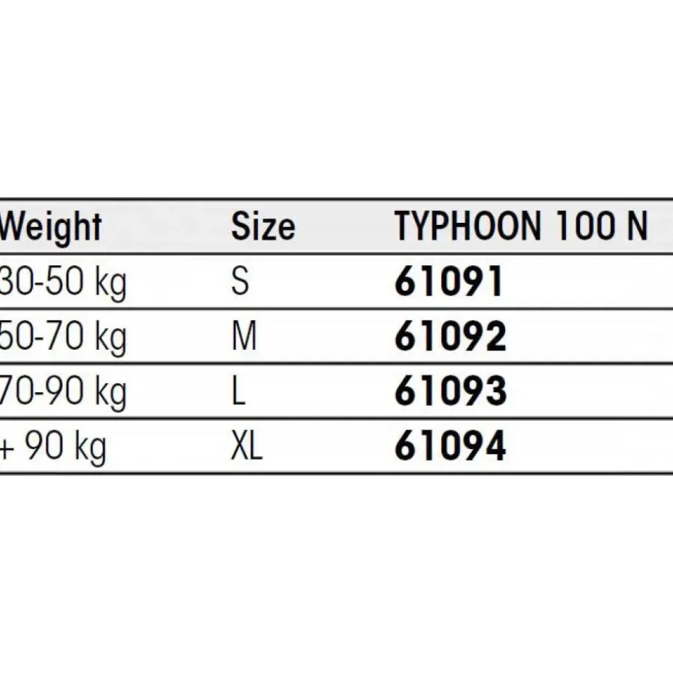 Plastimo Chaleco salvavidas Typhon 100N