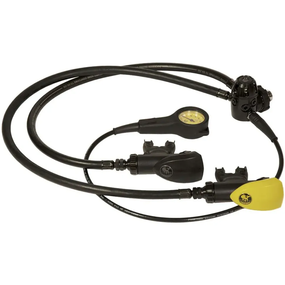Poseidon Conjunto de regulador de buceo XStream With Manometer