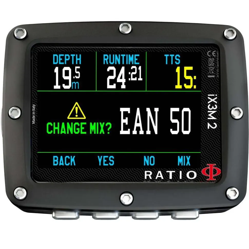 Ratio Ordenador de buceo Ix3M2 Pro