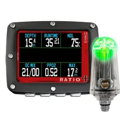 Ratio Ordenador de buceo IX3M2 TX Easy Bundle