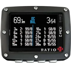 Ratio Ordenador de buceo Ix3M2 Tech+
