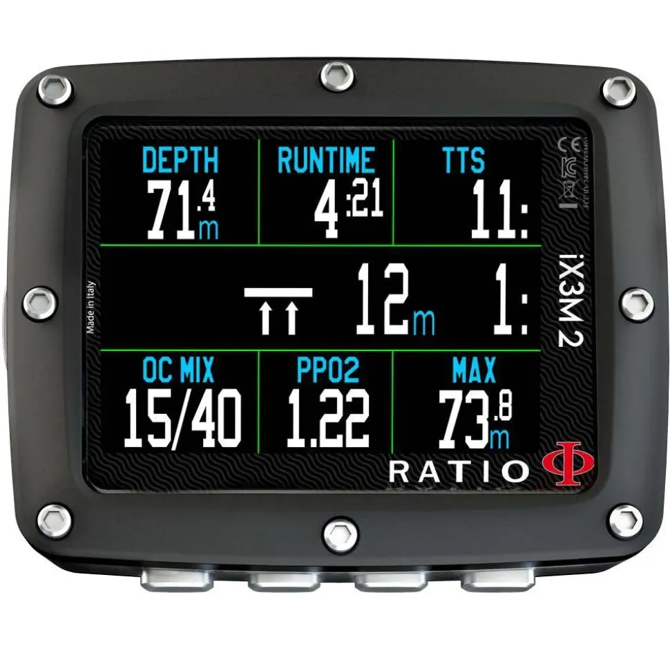 Ratio Ordenador de buceo Ix3M2 Tech+