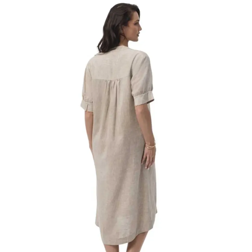 Redgreen Vestido midi de manga 3/4 Divine