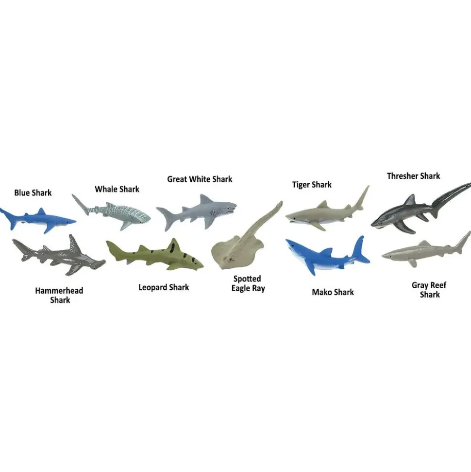 Safari Ltd Figura Sharks Bulk Bag