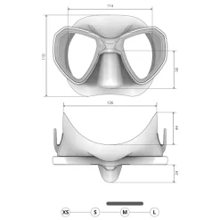 Salvimar Máscara de buceo Morpheus Anti Fog