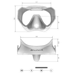 Salvimar Máscara de buceo Neo Anti Fog