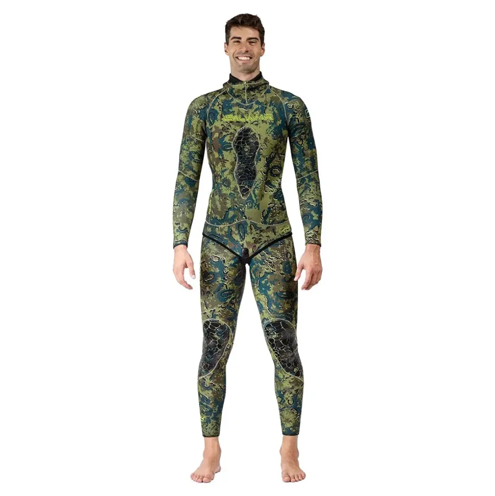 Salvimar Traje húmedo de pesca submarina N.A.T101 Camu 5.5 mm