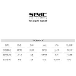 SEAC Aletas de buceo Propulsion