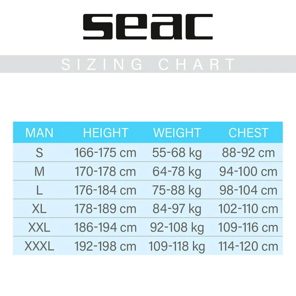 SEAC Chaleco térmico con capucha 2 mm