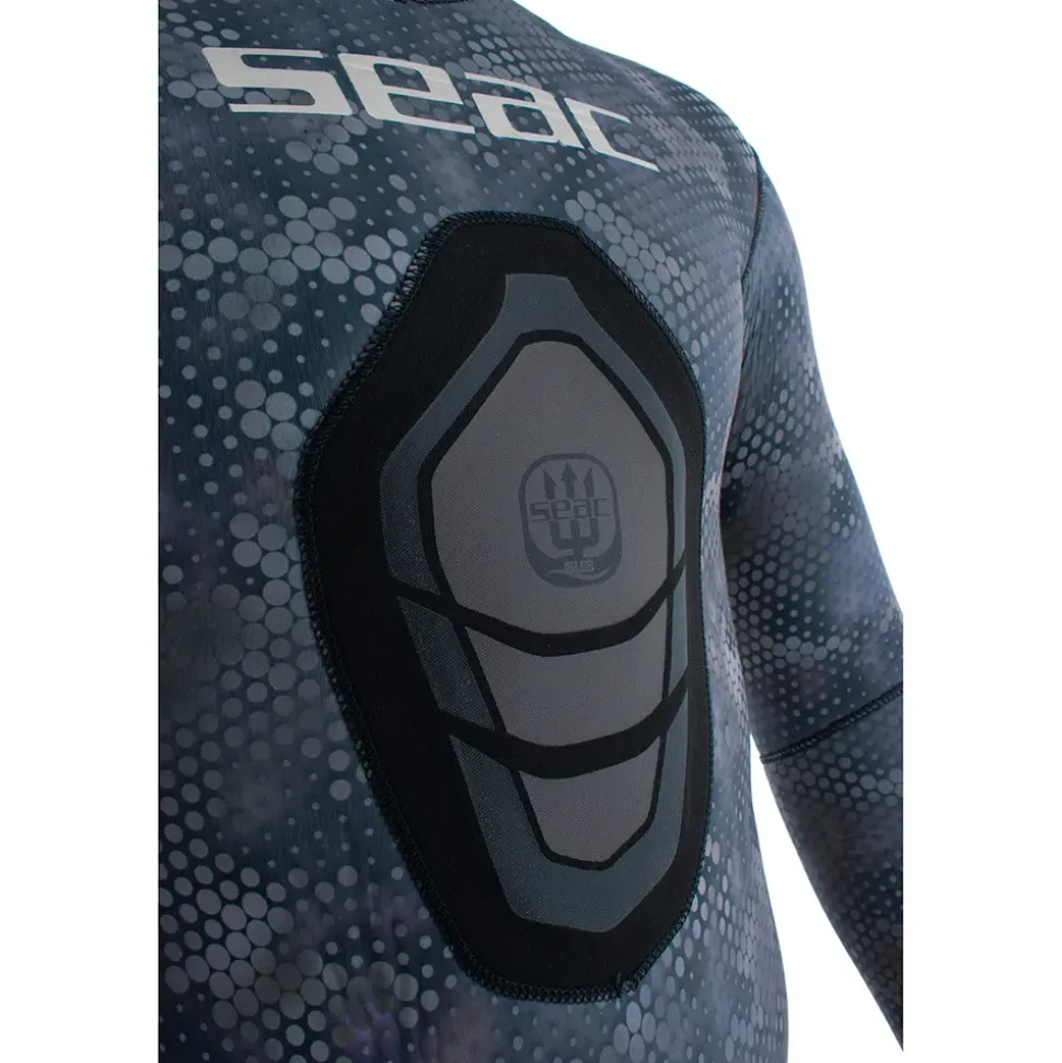 SEAC Chaqueta de pesca submarina Snake Camo 5 mm