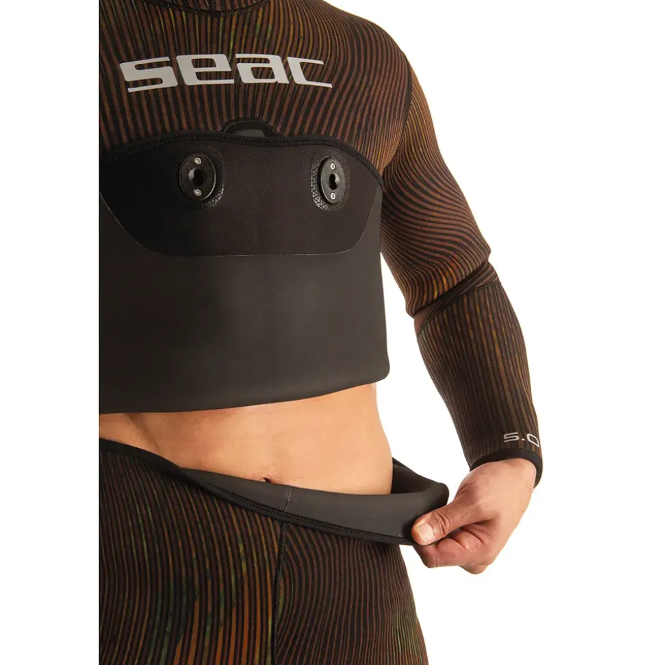 SEAC Chaqueta de pesca submarina Alga 3 mm