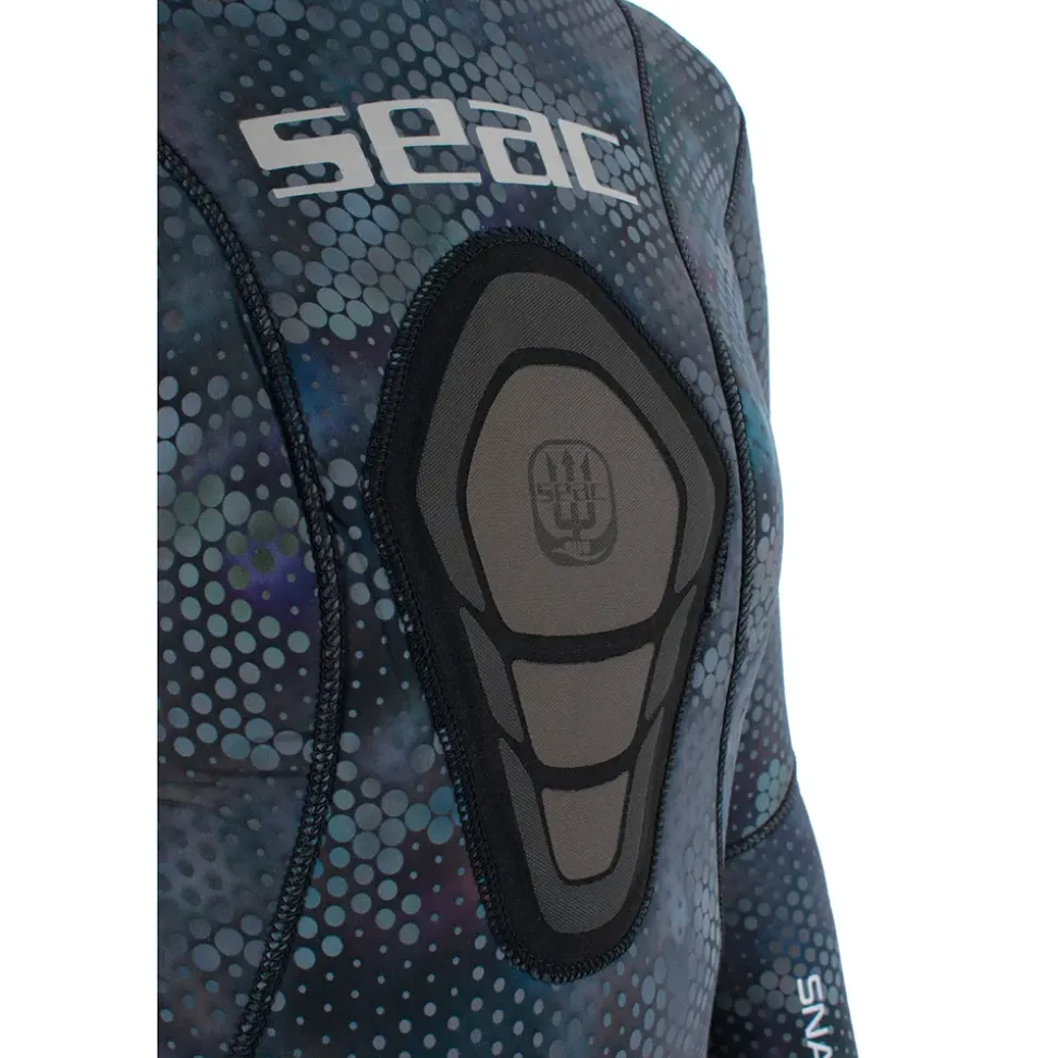 SEAC Chaqueta de pesca submarina para mujer Snake Camo 5 mm