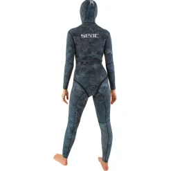 SEAC Chaqueta de pesca submarina para mujer Snake Camo 5 mm