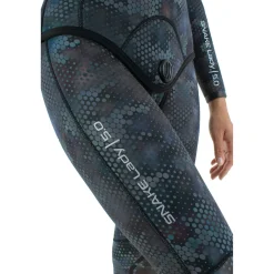 SEAC Chaqueta de pesca submarina para mujer Snake Camo 5 mm