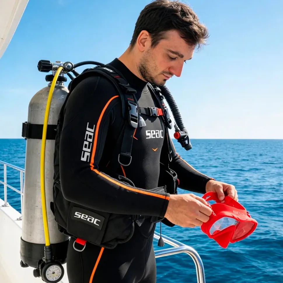 SEAC Máscara de buceo X-Frame