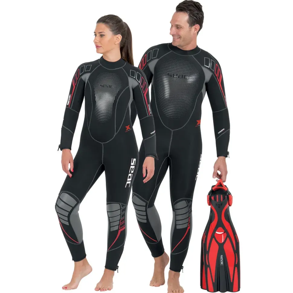 SEAC Traje de neopreno para freediving Komoda 7 mm