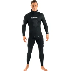 SEAC Traje húmedo de buceo Black Shark Open Cell 7 mm