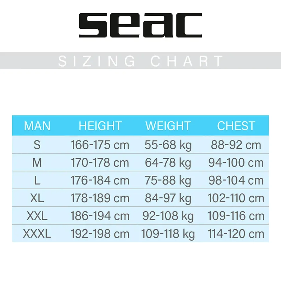 SEAC Traje húmedo de pesca submarina Apnea Royal 7 mm