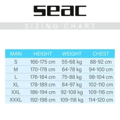 SEAC Traje húmedo de pesca submarina Apnea Royal 5 mm
