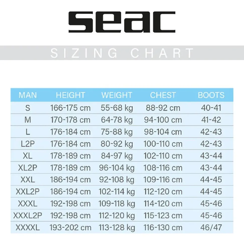 SEAC Traje seco Warm