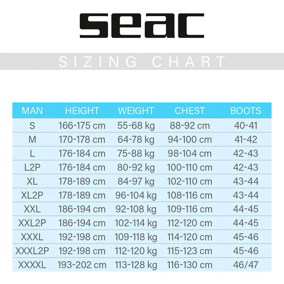 SEAC Traje seco Warm