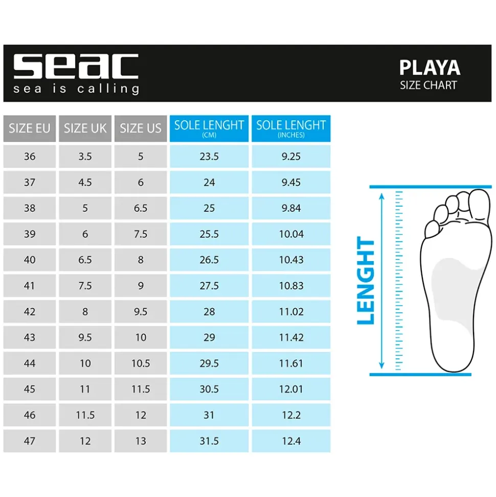 SEAC Zapatillas de agua Playa