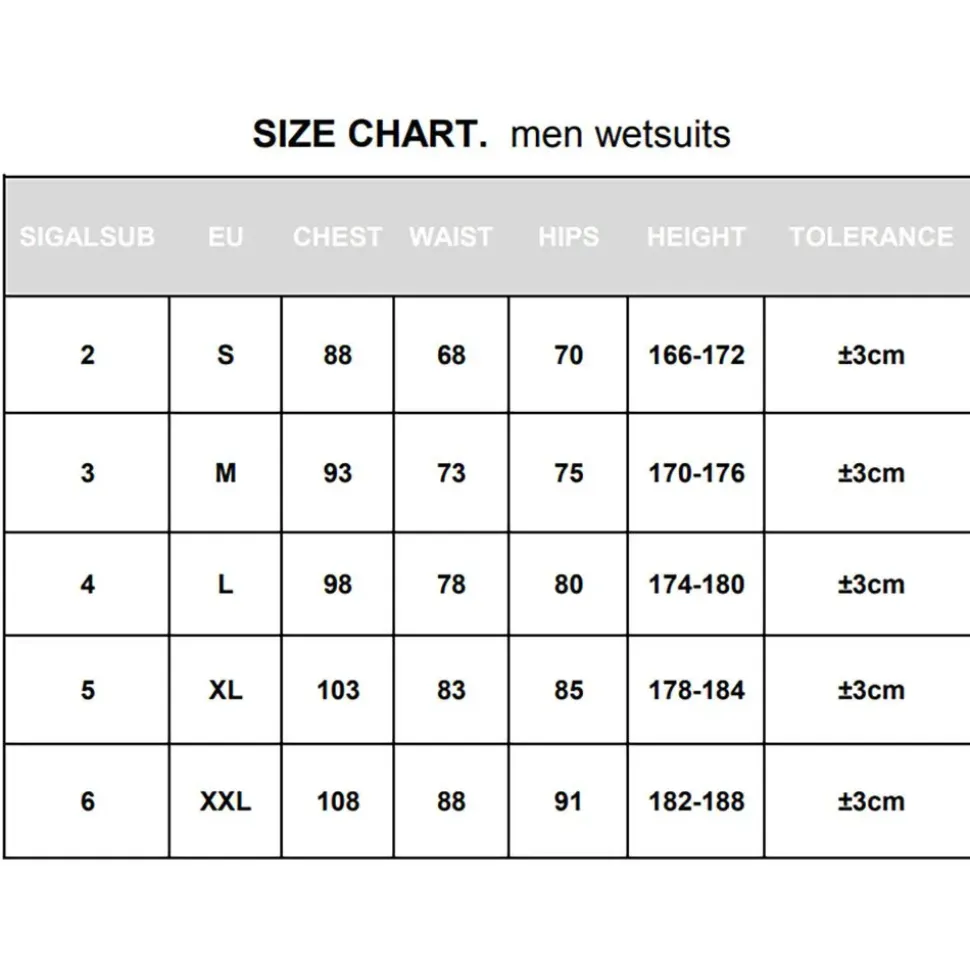 Sigalsub Chaqueta de pesca submarina 480 3 mm