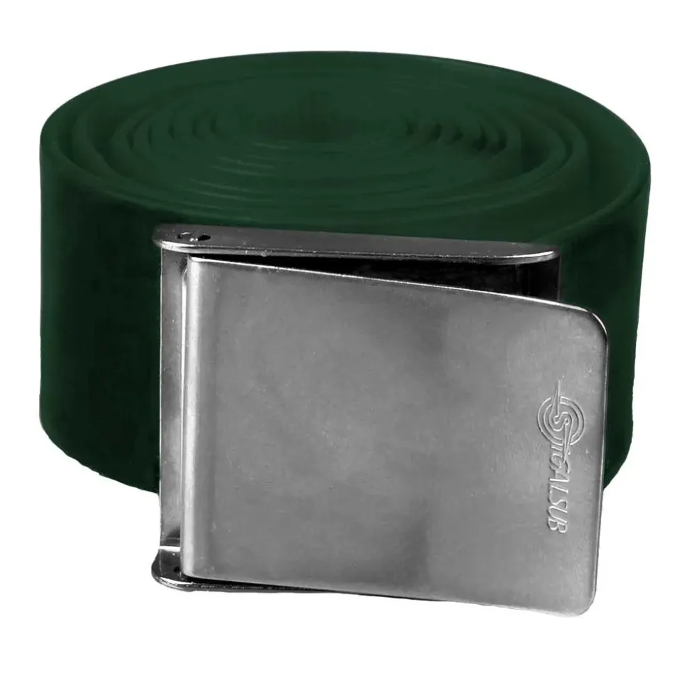 Sigalsub Elástico submarino fresado con hebilla Inox