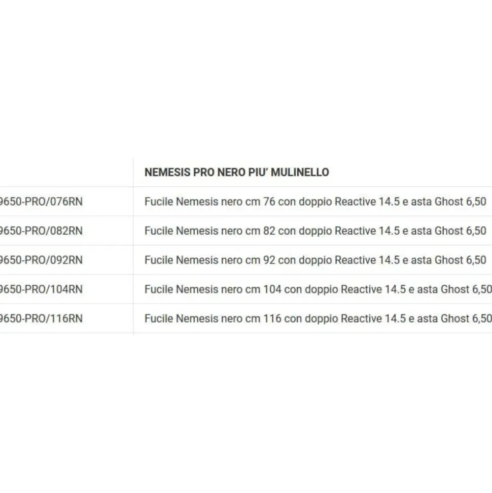 Sigalsub Fusil de gomas con carrete Nemesis Pro