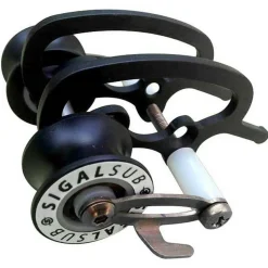 Sigalsub Línea Wood Spearguns Simple Pulleys/Stopper Aluminum Roller