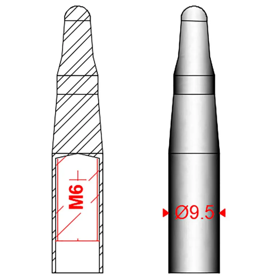 Sigalsub Portapeces Slip-Tip M6 9 mm