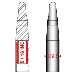 Sigalsub Portapeces Slip-Tip 5/16 inc 9 mm