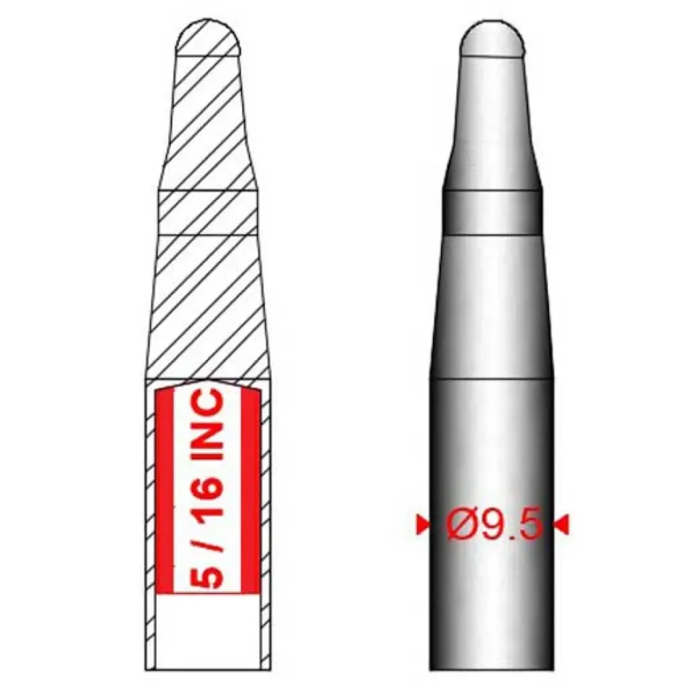 Sigalsub Punta Slip-Tip 5/16 9 mm